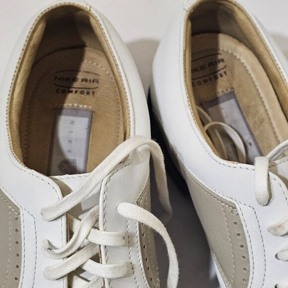 Nike Golf Shoes Womens Size 8.5 White Soft Spikes - Picture 3 of 8